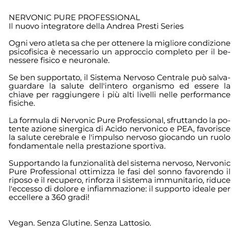 Scopri Il Nuovo Prodotto Andrea Presti Series Tsunami Nutrition