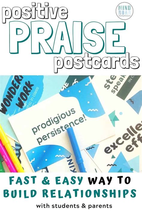 Positive Praise Postcards A Strategy For Building Positive
