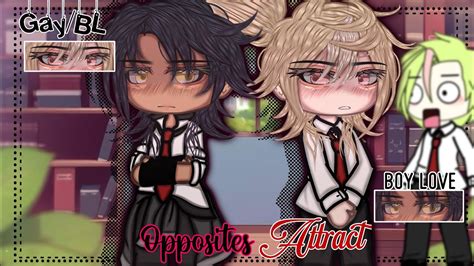 Opposites Attract Bl Gay Love Gacha Life Glmm Gacha Life Mini Movie Youtube