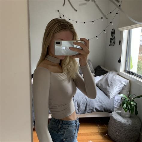 KOOKAI NUDE TOP Worn Once So In Perfect Condition Depop