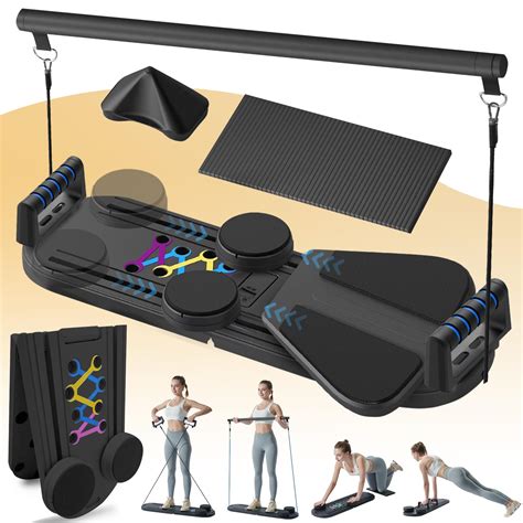 HosculAB Pilates Board - Pilates Reformer Set, 7 in 1 Pilates Boards for Home Workout, Portable
