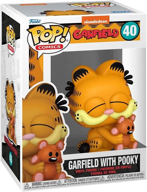 Funko Garfield POP Comics Garfield Vinyl Figure 40 With Pooky - ToyWiz