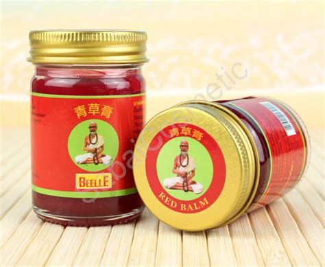 Тайский красный бальзам Beelle Mho Shee Woke Red Balm, 50 мл