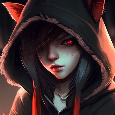 Black Fox Demon Girl By Punkerlazar On Deviantart