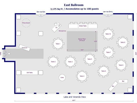 Wedding Reception Floor Plan Template | Floor Roma