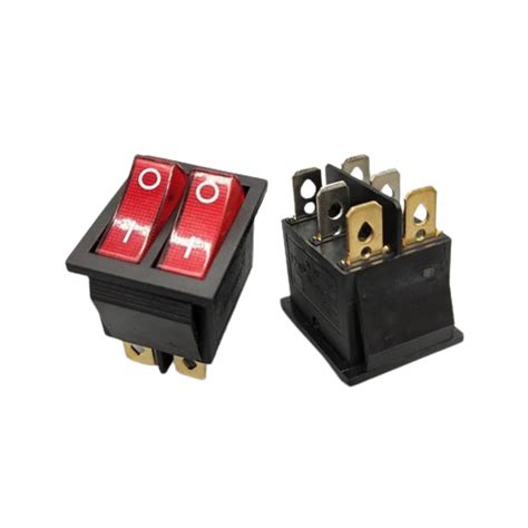 Switch Apagador Doble Cuadrado Mod. KCD6 – The Capu – Production Depot