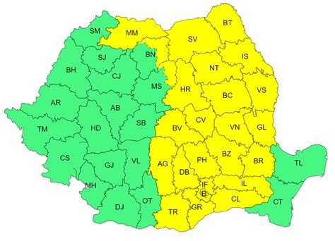 Cod Galben De Vreme Rea Capitala Sub Avertizare Meteo