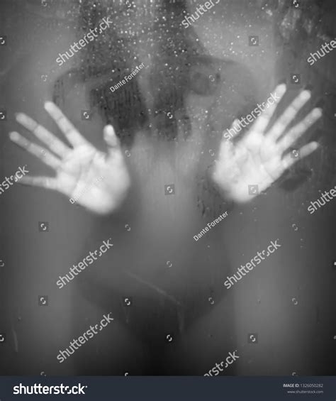 Sexy Beautiful Brunette Topless Shower Wearing Stock Photo 1326050282 Shutterstock