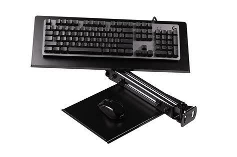 F Gt Elite Keyboard And Mouse Tray Carbon Grey