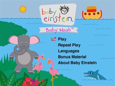 Baby Noah Dvd Menu The True Baby Einstein Wiki Fandom
