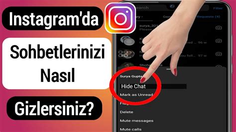 Instagram Sohbetlerini Silmeden Nas L Gizlenir Instagram Da