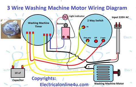 Washing Machine Electrical Wiring Diagram Complete Washing M