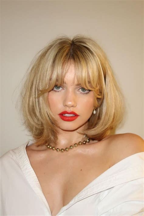 Trendy Haircuts For Short Hair Blonde Hair With Bangs Short Hair With Bangs Short Blonde Hair