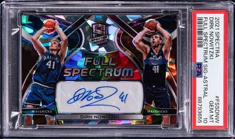 Panini Spectra Dirk Nowitzki Full Spectrum Astral Auto Psa