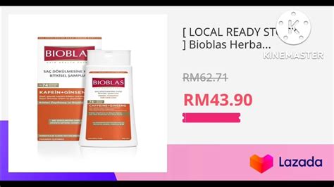 LOCAL READY STOCK Bioblas Herbal Hair Loss Shampoo For Anti