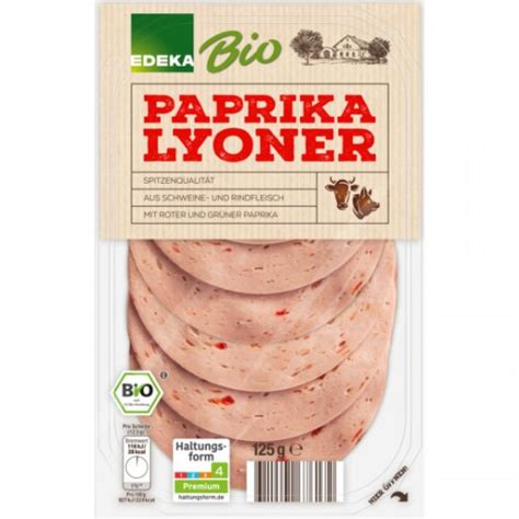 Bio Edeka Lyoner Mit Paprika G Lebensmittel Versand Eu Lebensm