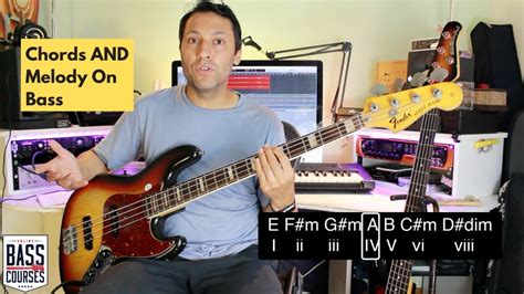 How To Write Melodic Bass Lines Chords Bass Solo Youtube