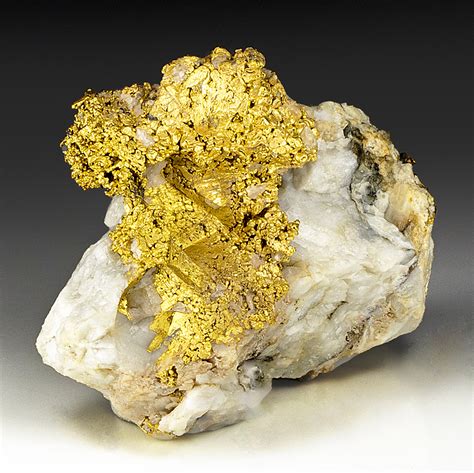 Quartz Rock With Gold