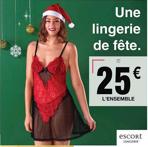 Promo L Ensemble Escort Lingerie Chez Cora ICatalogue Fr