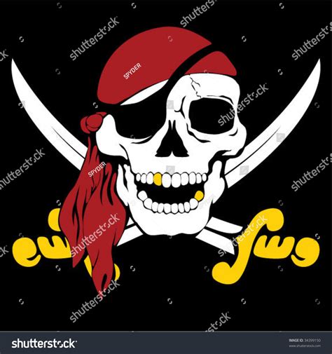 Pirate Skull Stock Vector Royalty Free 34399150 Shutterstock