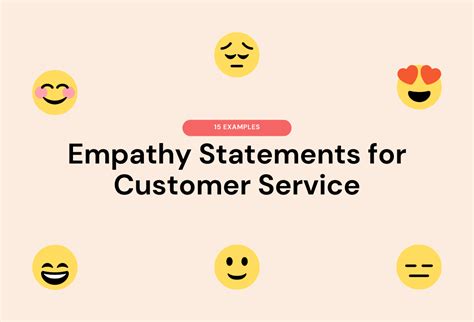 Examples Of Empathy Statements For Customer Service Keeping