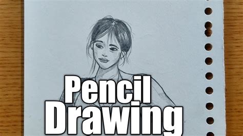 Pencil Drawing Technique Female Figure Drawing Process Ep