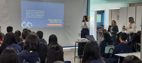 Projeto Justi A Preventiva E Restaurativa Leva Palestra Escola De