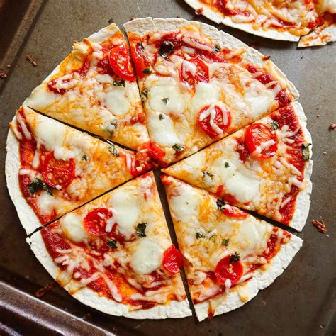 Simple Tortilla Pizza Recipe