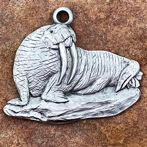 Walrus Pewter Ornament Walrus Ornament Schumann