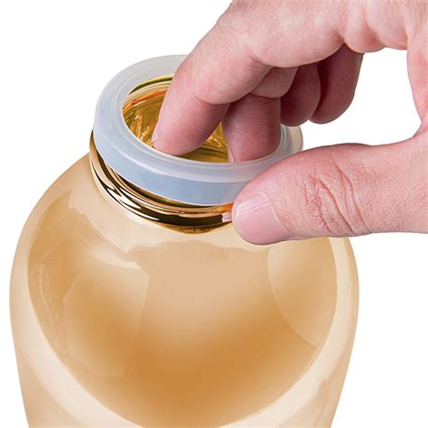 Garrafa Térmica Elegance Nude Termopro Glass Casa E Rotina