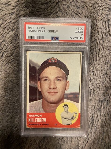 Topps Baseball Harmon Killebrew Psa Minnesota Twins