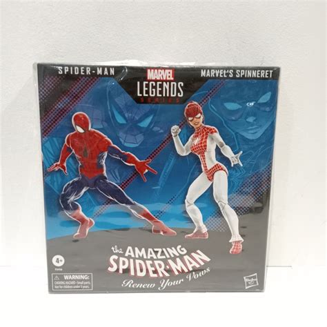 Hasbro Marvel Legends Spider Man And Spinneret Renew Your Vows 2 Pack