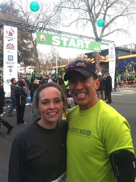 Lauren And Ant Take A Brief Pause Before Dashing After The Green Beer