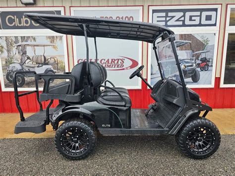 E Z Go Express S Elite Lithium Black Golf Carts Unlimited Llc