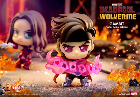 Cosbi Marvel Collection Deadpool Wolverine Gambit Hot Toys Nin Nin Game
