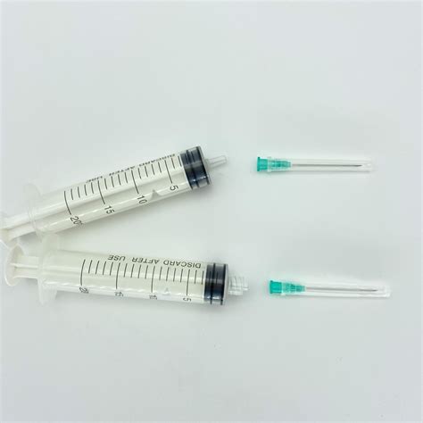 3 Part Sterile Plastic Syringe Luer Slip With Needle Or Without Needle