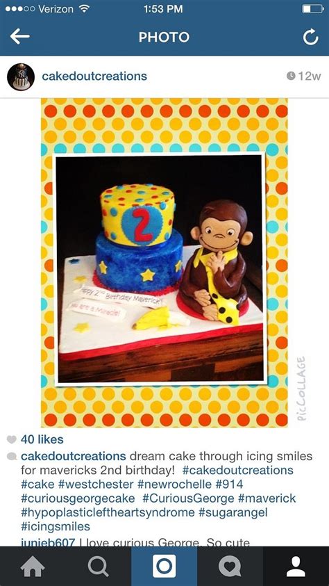 Curious Birthday Decorated Cake By Jaclyn Dinko CakesDecor