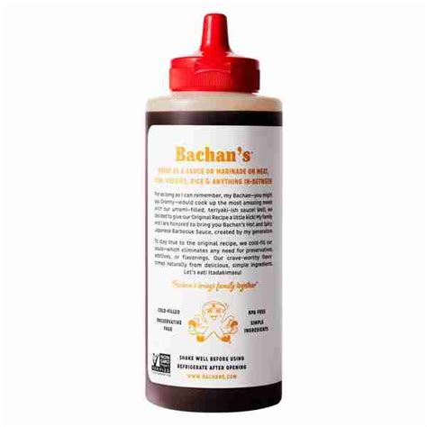Bachans Hot And Spicy Japanese Barbecue Sauce Salsa Express