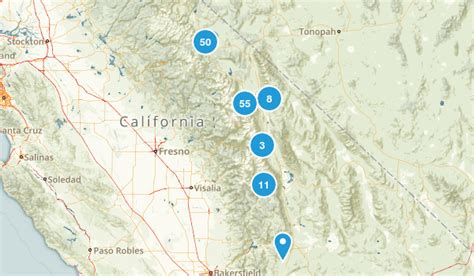 Inyo National Forest Map