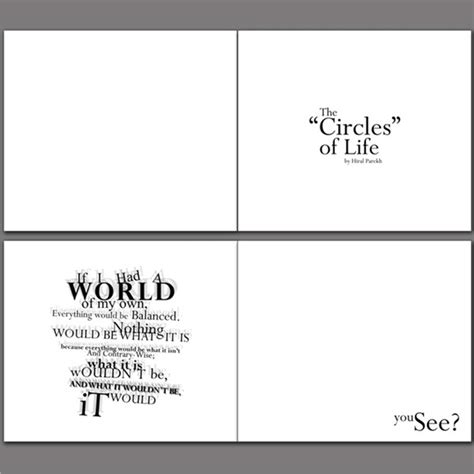 The Circles Of Life On Behance