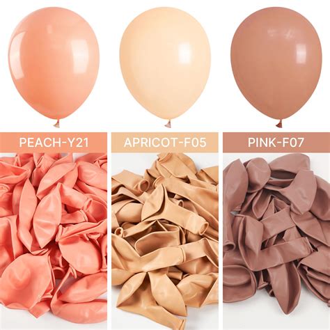 Snapklik Nude Balloons Pcs Inch Boho Apricot Balloons Beige Balloons For Balloon
