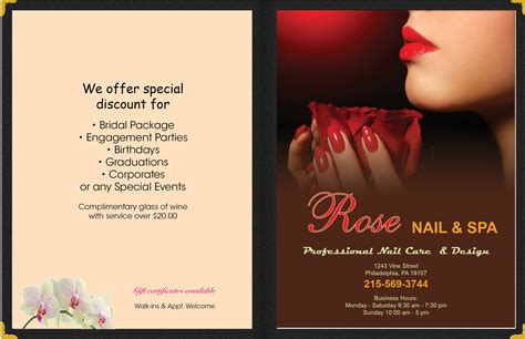 Nail Salon Menu