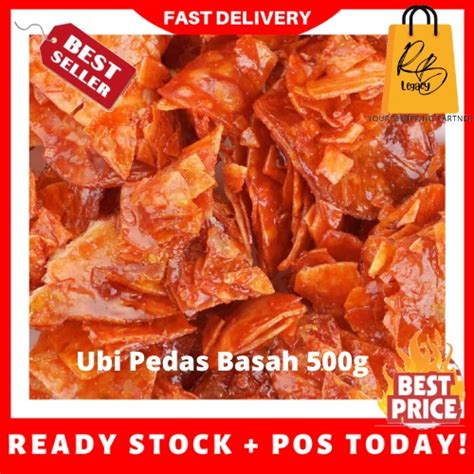 Kerepek Ubi Pedas Basah 500g Shopee Malaysia