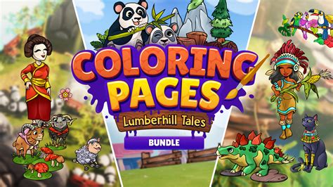 Coloring Pages: Lumberhill Tales Bundle for Nintendo Switch - Nintendo ...