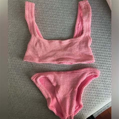 Hunza G Swim Hunza G Xandra Bikini Hot Pink Bikini Poshmark