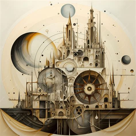 Premium AI Image | Geometric Brilliance Unveiling the Sacred Geometry