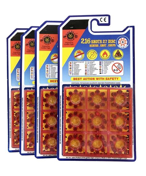 8-ми зарядные пистоны 216 выстрелов — Детский оружейный магазин