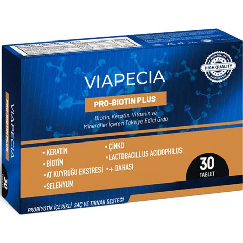 Viapecia Pro-Biotin Plus 30 Tablet | Nar Ecza