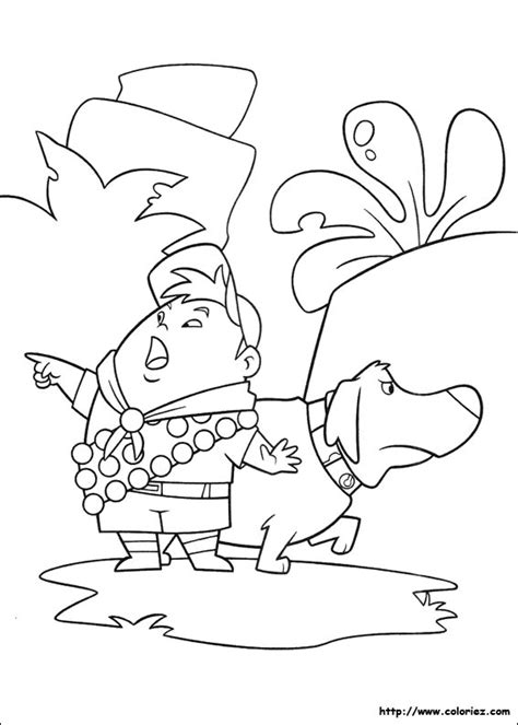 Coloriage La Haut A Imprimer