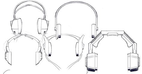 Complx Design: D29 - Headphone Sketches